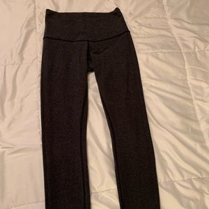 Lululemon high rise luon wunder unders size 6, grey